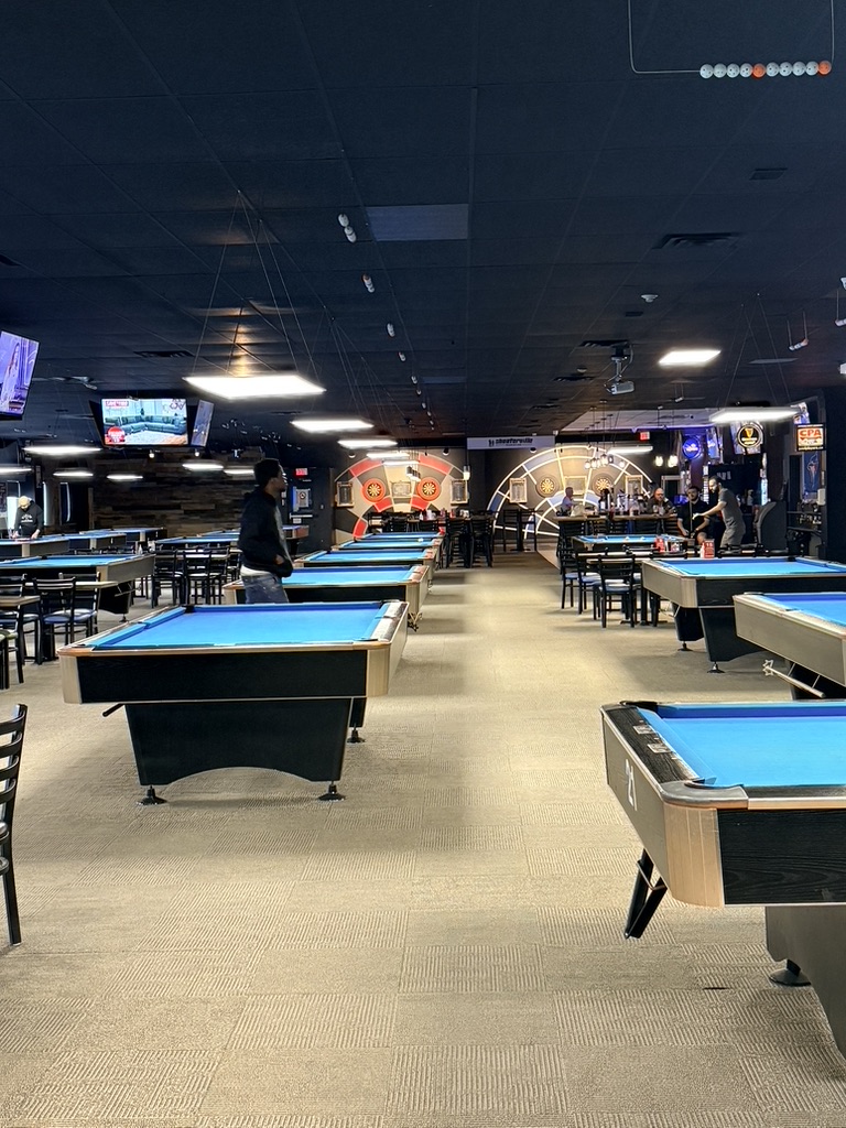 FAQ page - Long Shot of Pool room